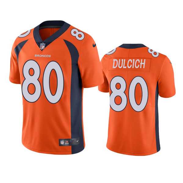 Nike Men & Women & Youth Denver Broncos #80 Greg Dulcich Oraange Vapor Untouchable Stitched Jersey,We sell and wholesale Nike Men & Women & Youth Denver Broncos #80 Greg Dulcich Oraange Vapor Untouchable Stitched Jersey on line form chian!